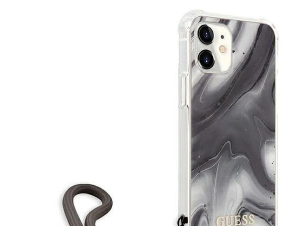 Guess GUHCP12SKSMAGR iPhone 12 mini 5,4" grå/grå hardcase Marble Collection