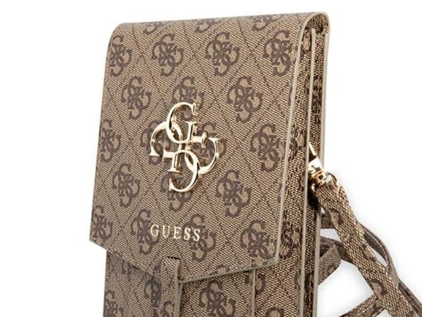 Hurtel Guess veske GUWBG4GFBR brun/brun 4G stort logo