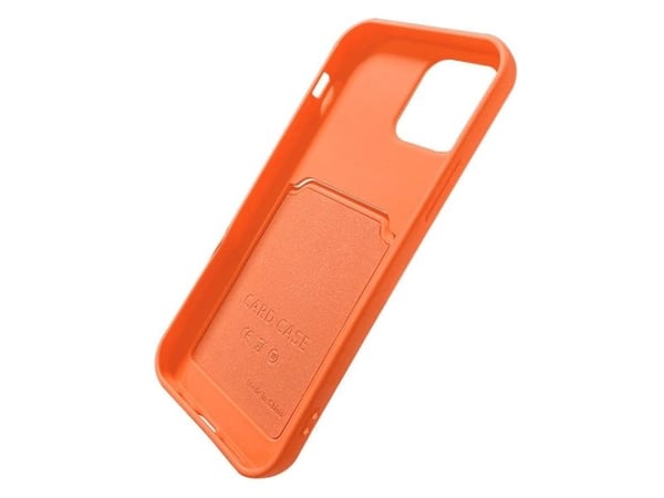 Kortholder i silikon - dokumentlommebok med kortfack for Samsung Galaxy A72 4G - bordeaux