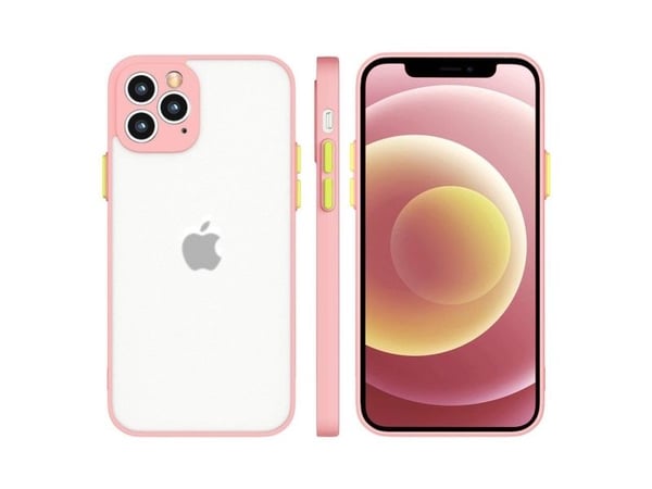 Milky Case silikondeksel i fleksibelt gjennomskinnelig materiale til Samsung Galaxy A42 5G - rosa