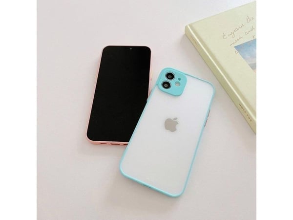 Milky Case silikondeksel i fleksibelt gjennomskinnelig materiale til Samsung Galaxy A42 5G - rosa