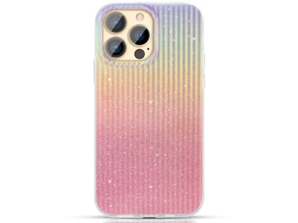 Kingxbar Travel Series Luxury Elegant Case for iPhone 13 Pro Orange (Solnedgang)