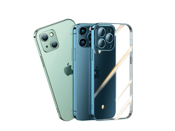 Joyroom Chery speil-deksel til iPhone 13 Pro i metallramme - sølv (JR-BP908 silver)