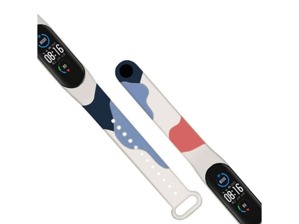 Moro-lenke til Xiaomi Mi Band 5 / 6 - silikonerem med mønster 10