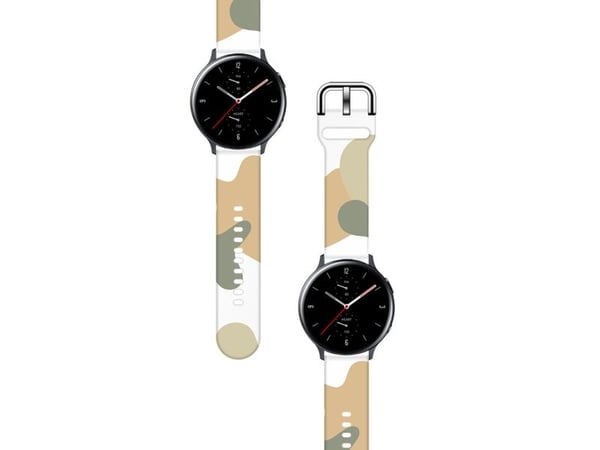 Rem Moro til Samsung Galaxy Watch 40/41/42/43/44 mm silikonreim - mønster 6