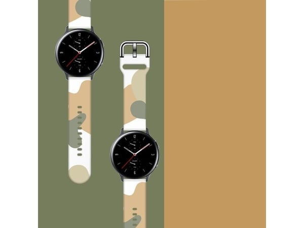 Rem Moro til Samsung Galaxy Watch 40/41/42/43/44 mm silikonreim - mønster 6