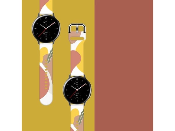 Moro-rem til Samsung Galaxy Watch 40/41/42/43/44 mm - silikon armbåndsurrem (mønster 7)