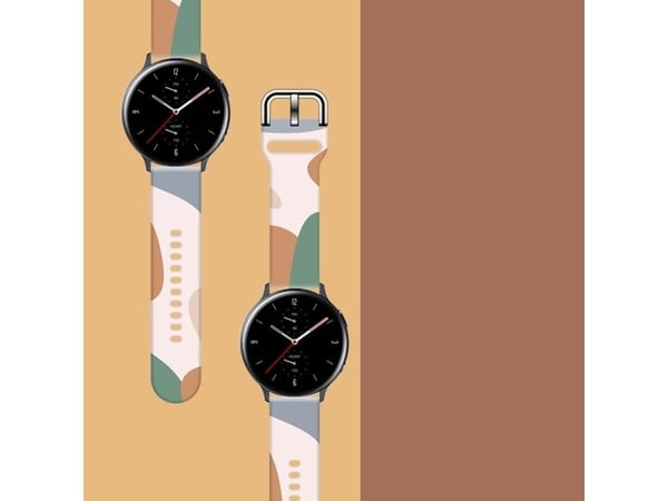 Rem Moro for Samsung Galaxy Watch 40/41/42/43/44 mm - silikon reim til klokke - mønster 11