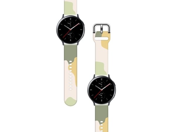 Hurtel Strap Moro til Samsung Galaxy Watch 40/41/42/43/44 mm silikonrem - mønster 14