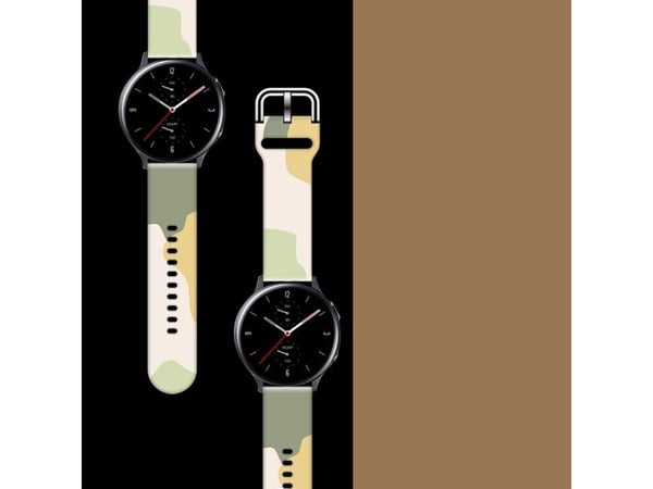 Hurtel Strap Moro til Samsung Galaxy Watch 40/41/42/43/44 mm silikonrem - mønster 14