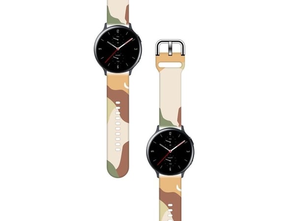 Stropp Moro til Samsung Galaxy Watch 40/41/42/43/44 mm silikon reim - mønster 16