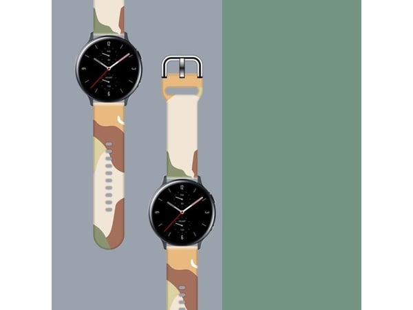 Stropp Moro til Samsung Galaxy Watch 40/41/42/43/44 mm silikon reim - mønster 16