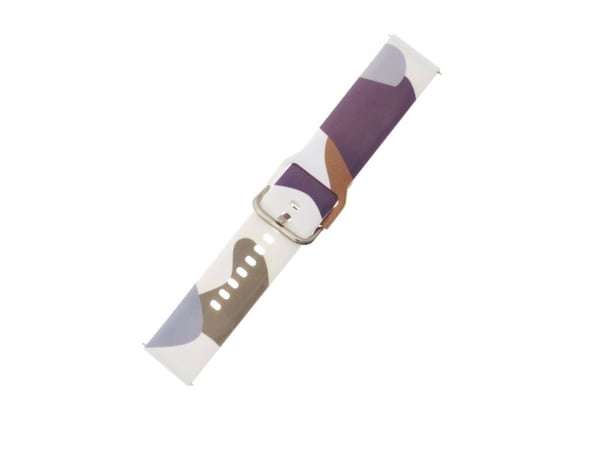 Strap Moro-reim til Samsung Galaxy Watch 45 / 46 / 47 mm - silikon klokkerem - mønster 9