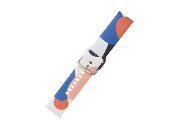 Strap Moro til Samsung Galaxy Watch 45 / 46 / 47 mm silikonrem - mønster 10