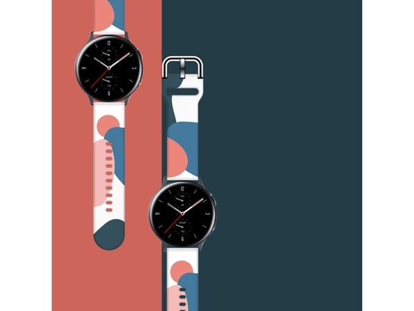 Strap Moro til Samsung Galaxy Watch 45 / 46 / 47 mm silikonrem - mønster 10