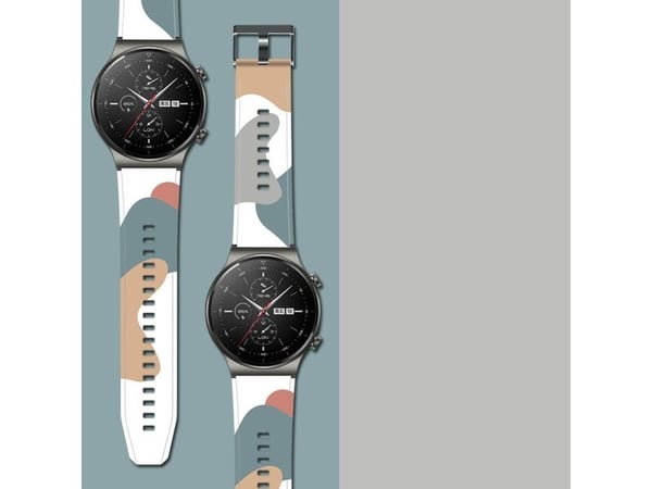 Stropp Moro-band til Huawei Watch GT2 Pro i silikon - mønster 3