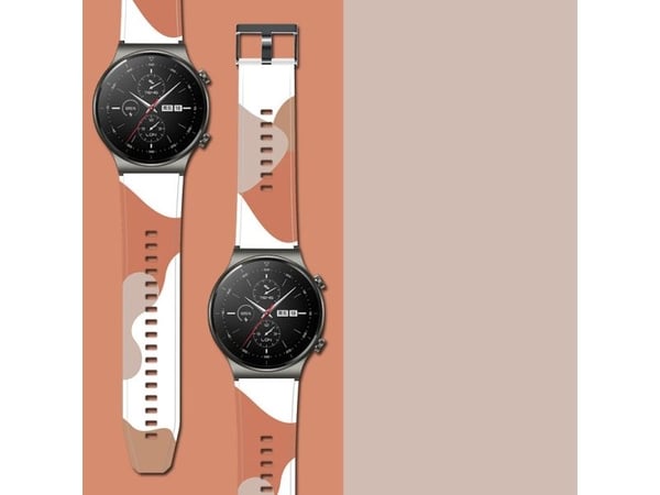 Rem Moro bånd til Huawei Watch GT2 Pro i silikon - klokkerem mønster 6