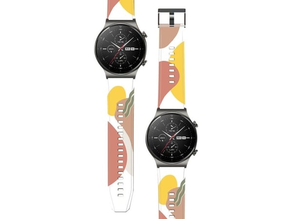 Rem Moro-bånd til Huawei Watch GT2 Pro - silikon stropp med mønster 8