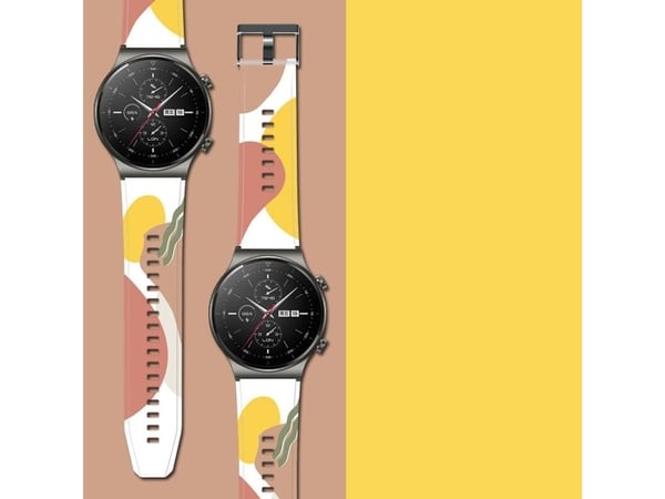 Rem Moro-bånd til Huawei Watch GT2 Pro - silikon stropp med mønster 8