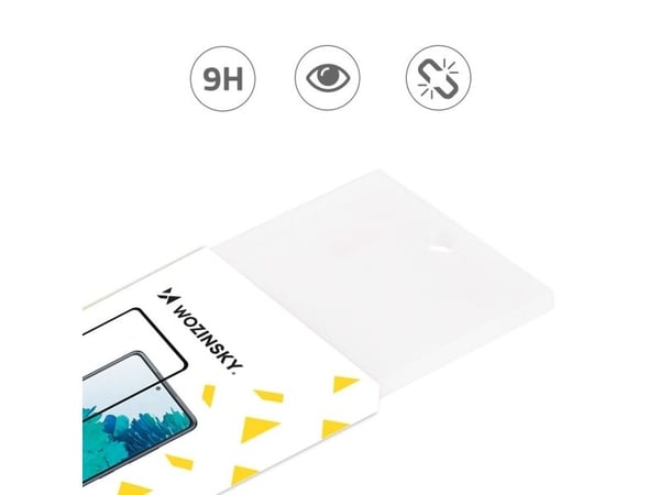 Wozinsky Wozinsky Super Slitesterk Herdet Glass Full Lim Full Skjermbeskytter med Rammeveske Friendly Oppo Reno6 4G Black