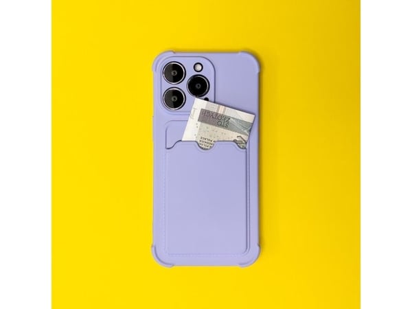 Hurtel Card Armor Case Case Cover for Xiaomi Redmi 10X 4G / Xiaomi Redmi Note 9 Card Wallet Silikon Armor Air Bag Cover Blue