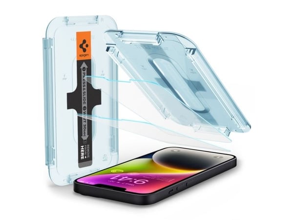 Spigen AGL03385, Apple, iPhone 13 / iPhone 13 Pro, Transparent, 2 styck