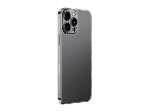 Baseus Frosted Glass Deksel for iPhone 13 Pro Max stivt deksel med gelramme gjennomsiktig (ARWS000202)