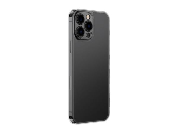 Hurtel Baseus frostet glassdeksel til iPhone 13 Pro - hardt deksel med gelenk svart (ARWS000401)