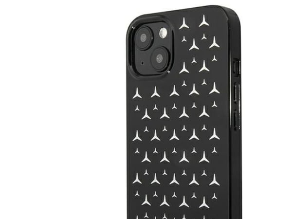 Mercedes Silver Stars-deksel for iPhone 13 mini - svart