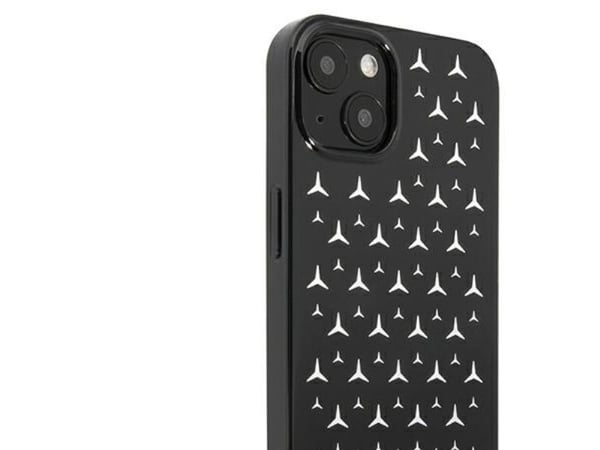 Mercedes Silver Stars-deksel for iPhone 13 mini - svart