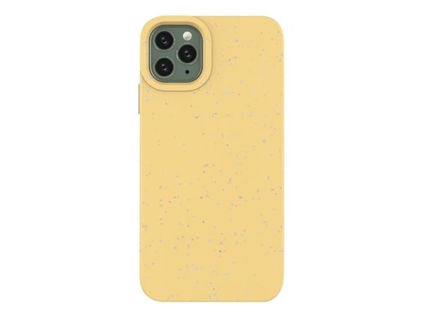Hurtel Eco Case-deksel til iPhone 11 Pro Max silikondeksel telefondeksel gult
