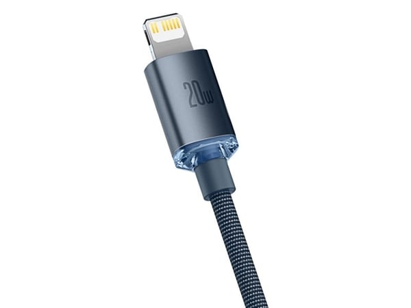 Baseus CAJY000201, Grå, USB C, Lightning, 1,2 m, Hankjønn, Hankjønn