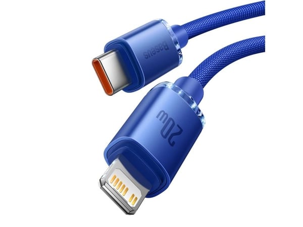 Baseus CAJY000303 Lightning - USB-C PD-kabel 20W 480Mb/s 2m - blå