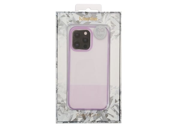 Kingxbar Kingxbar Plain Series deksel til iPhone 13 Pro silikonetui lilla