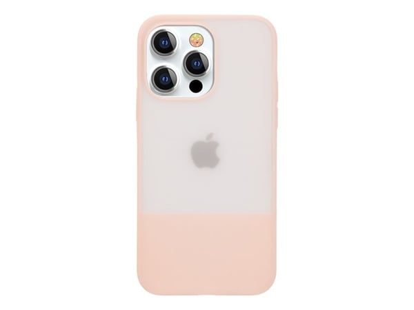 Kingxbar Kingxbar Plain Series deksel til iPhone 13 Pro silikondeksel rosa