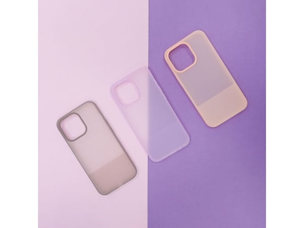Kingxbar Kingxbar Plain Series deksel til iPhone 13 Pro Max silikondeksel rosa