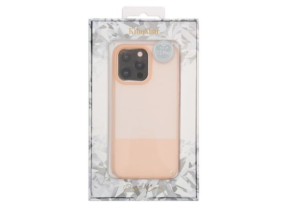 Kingxbar Kingxbar Plain Series deksel til iPhone 13 Pro Max silikondeksel rosa