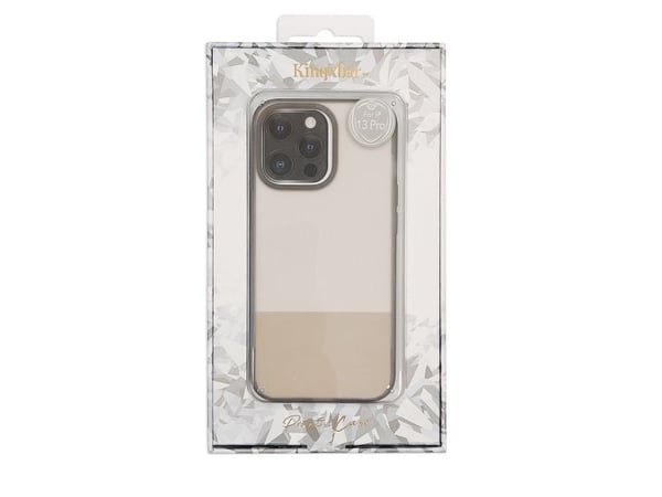 Kingxbar Plain Series-skal till iPhone 13 Pro - silikon grå