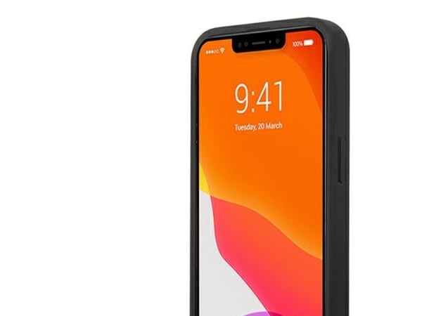 Karl Lagerfeld lær ikonisk Karl's Head metall-etui til iPhone 13 mini - rosa