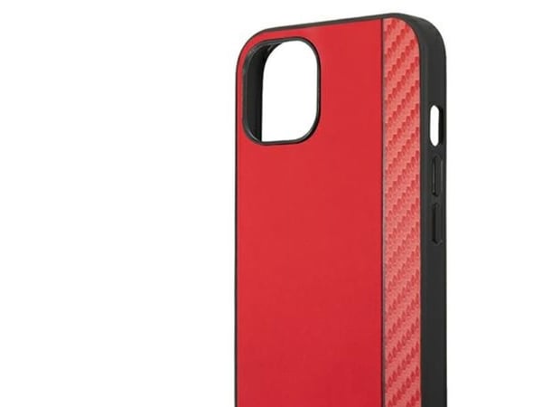 Ferrari FESAXHCP13SRE iPhone 13 mini 5,4" hardcase On Track Carbon-stripe - rød/rød