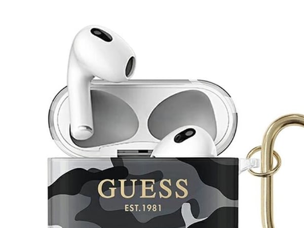 Guess GUA3UCAMG AirPods 3 cover czarny/black Camo Collection
