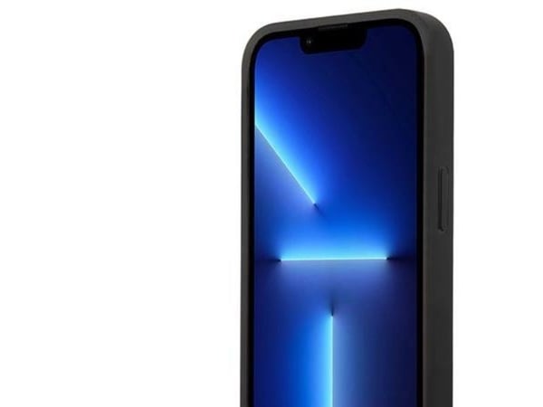 Mercedes Mercedes Mercedes MEHCP13SPSQRE iPhone 13 mini 5,4 tuuman punainen / punainen kova kotelo, nahkainen tähtikuvioinen