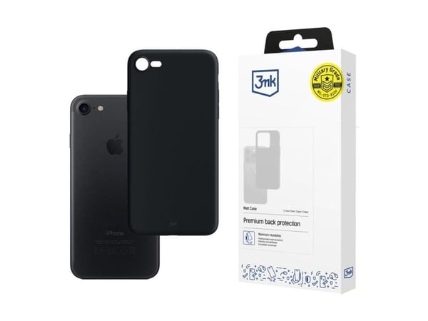 3MK 5903108291163, Omslag, Apple, iPhone SE 2022, iPhone SE 2020, iPhone 8, iPhone 7, 11,9 cm (4.7"), Svart