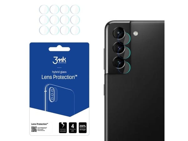 3MK 3MK Lens Protect Sam G991 S21 kameran objektiivin suojaus 4kpl