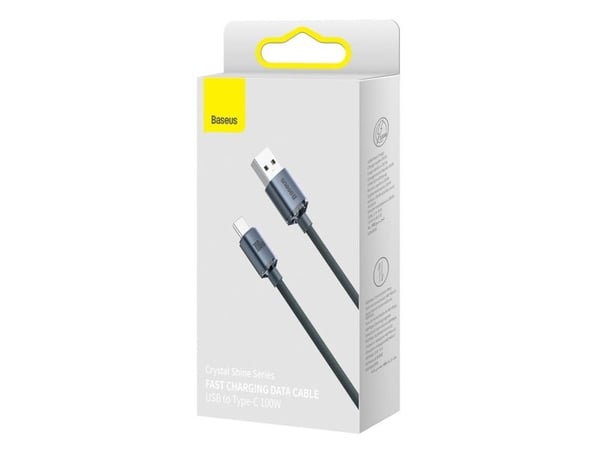 Baseus CAJY000401, 1,2 m, USB C, USB A, 0,48 Gbit/sek, svart