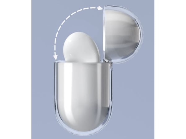 Hurtel skyddsfodral till AirPods 1/2, transparent