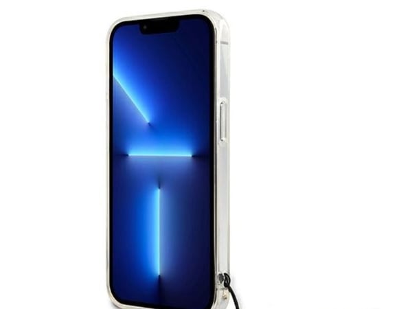 Guess GUHCP13MKPSWH iPhone 13 6.1" transparent hårt skal White Pearl