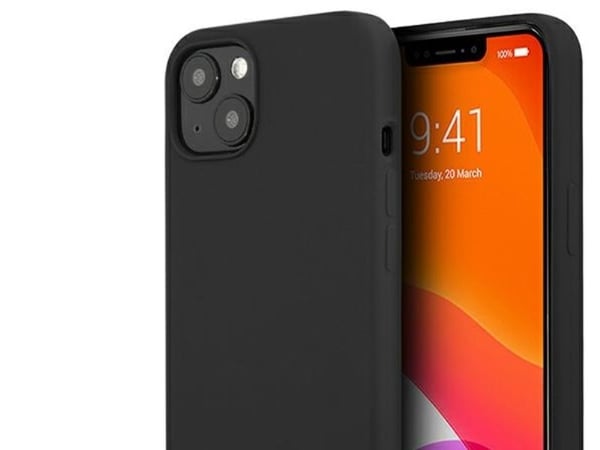 Mercedes silikondeksel til iPhone 13 mini - svart