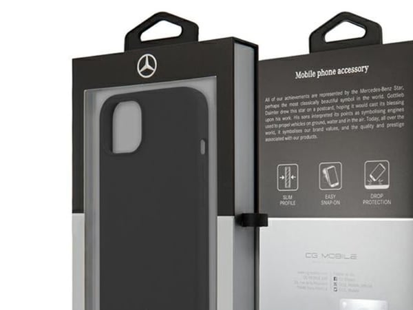 Mercedes silikonfodral till iPhone 13 mini - svart