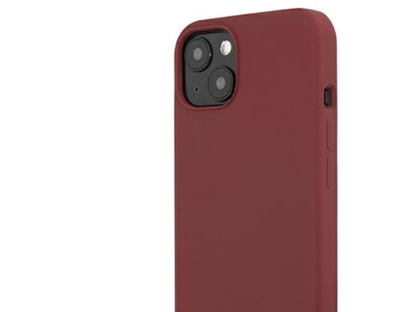 Mercedes silikon Line Case til iPhone 13 mini - rød